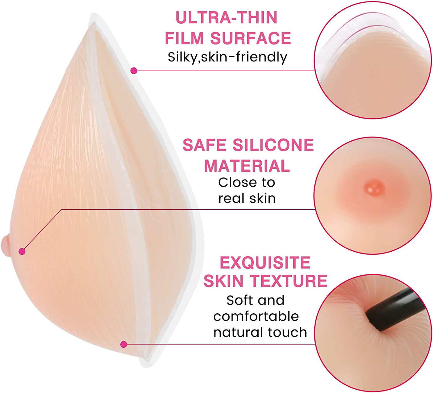 CYOMI Silicone Breast Form Mastectomy Prosthesis