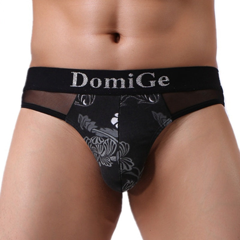 Sexy Printed Men's Thong Underwear pant