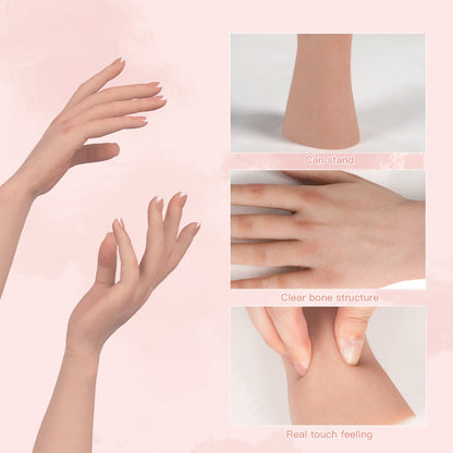 Female Life Size Hand with Acrylic nail
