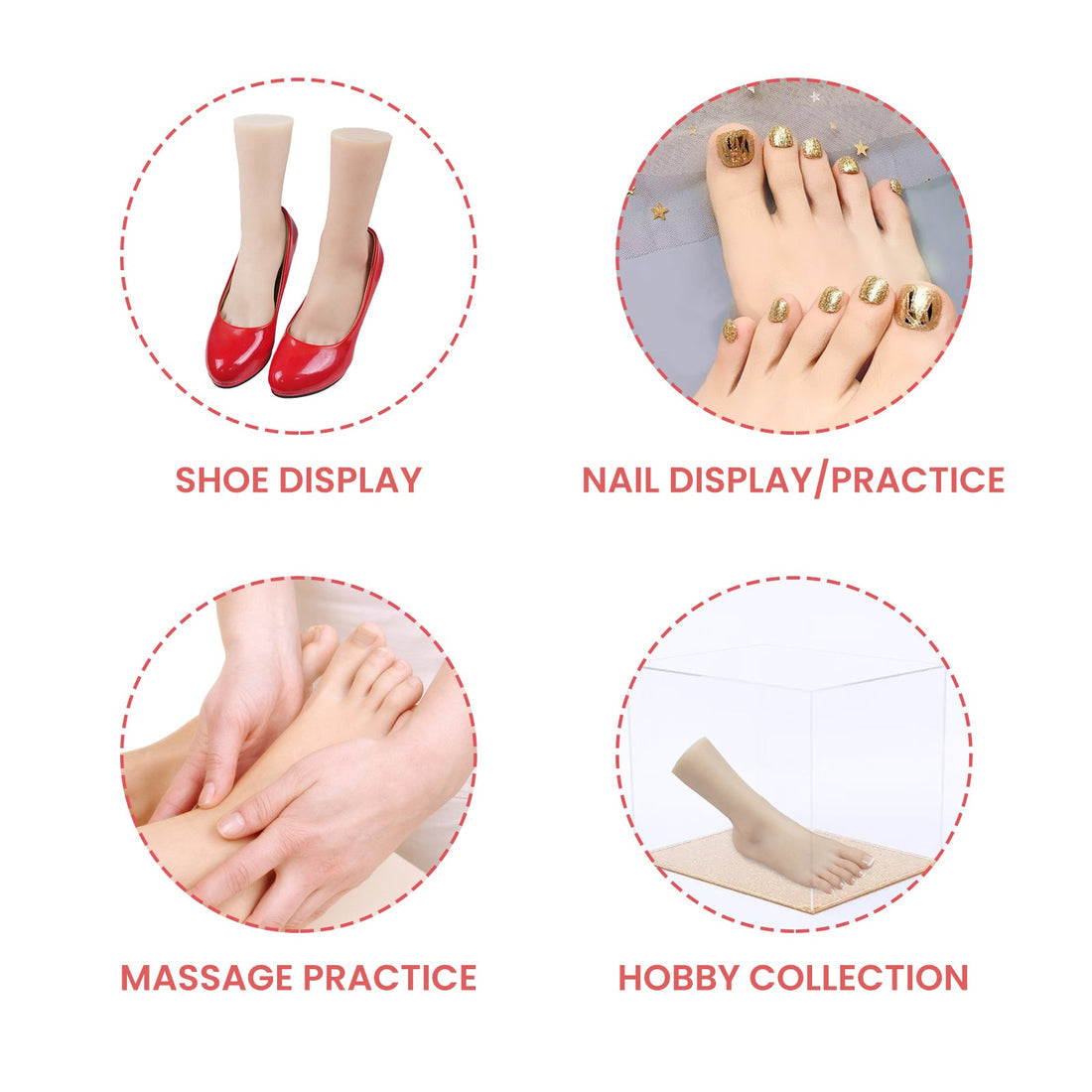 Silicone Foot Model Mannequin