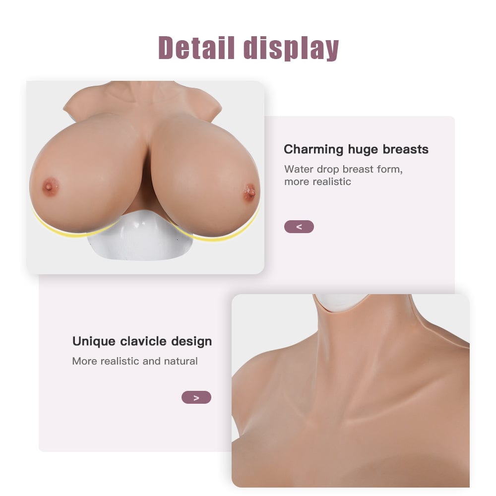 Cyomi Z Cup Silicone Huge Boobs Breastplate