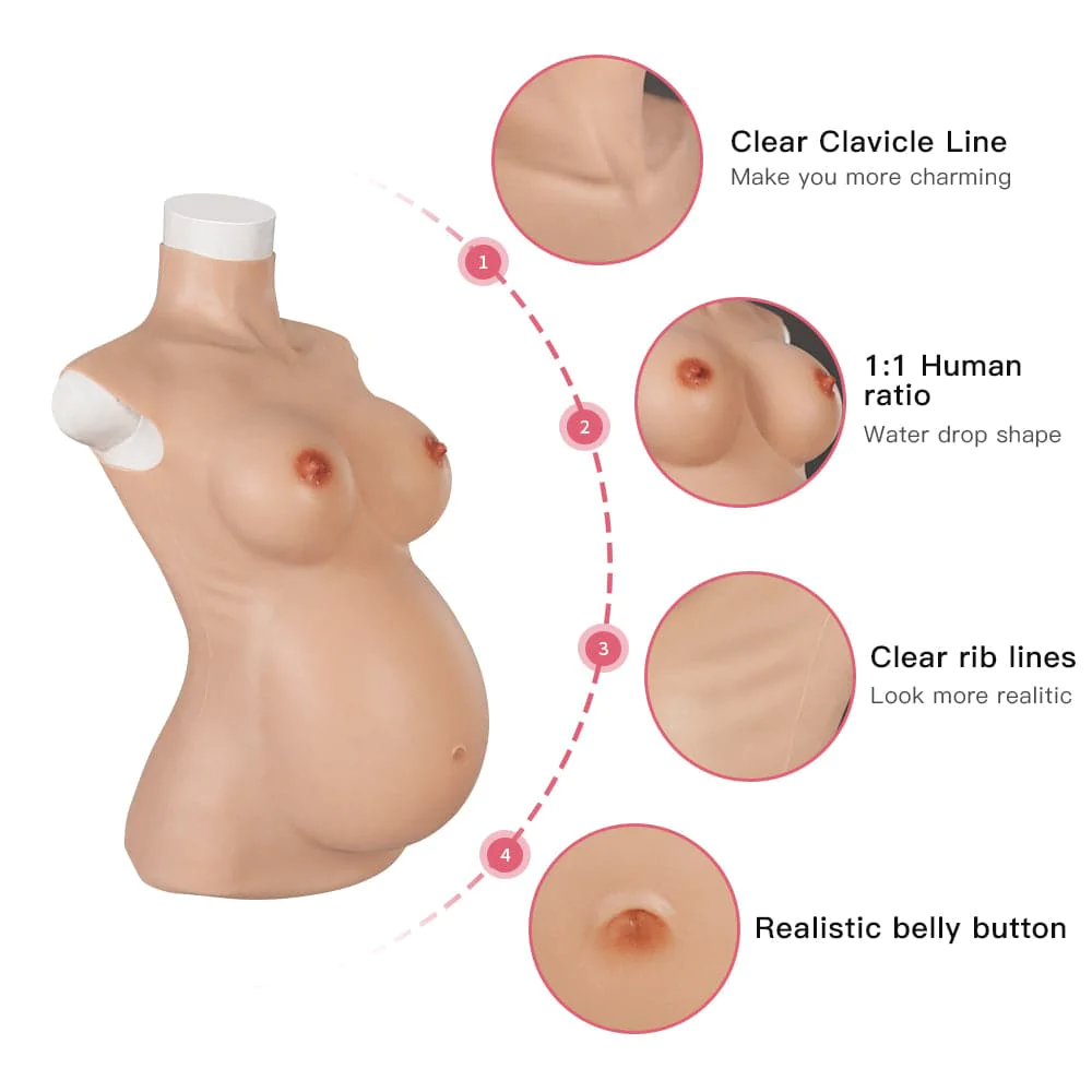 Fake Pregnant Belly Film Costume