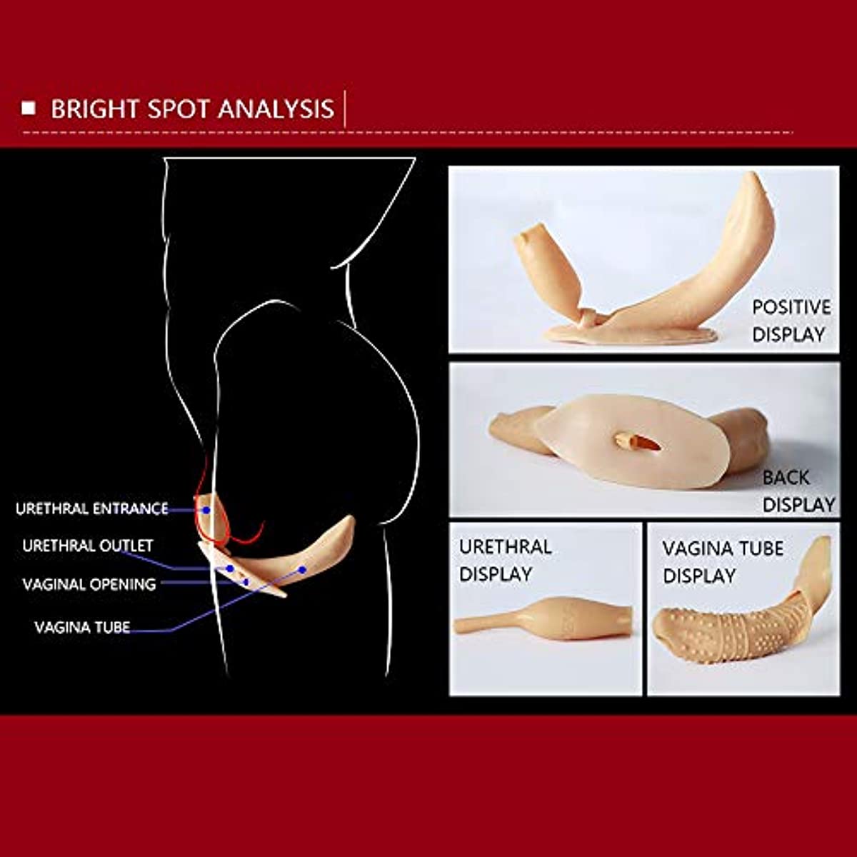 Silicone Pants Buttocks  for Transgender 1G