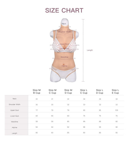 Triangle Liquid Silicone Filling Bodysuit 4G