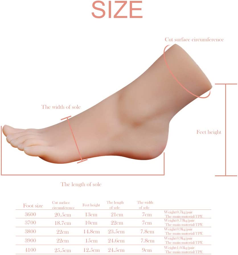 Silicone Female Foot Model Mannequin