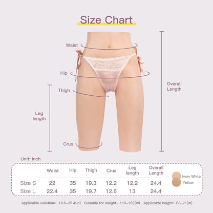 Half Length Vagina Pants Hip Enhancer