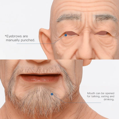 William Asian Old Man Mask