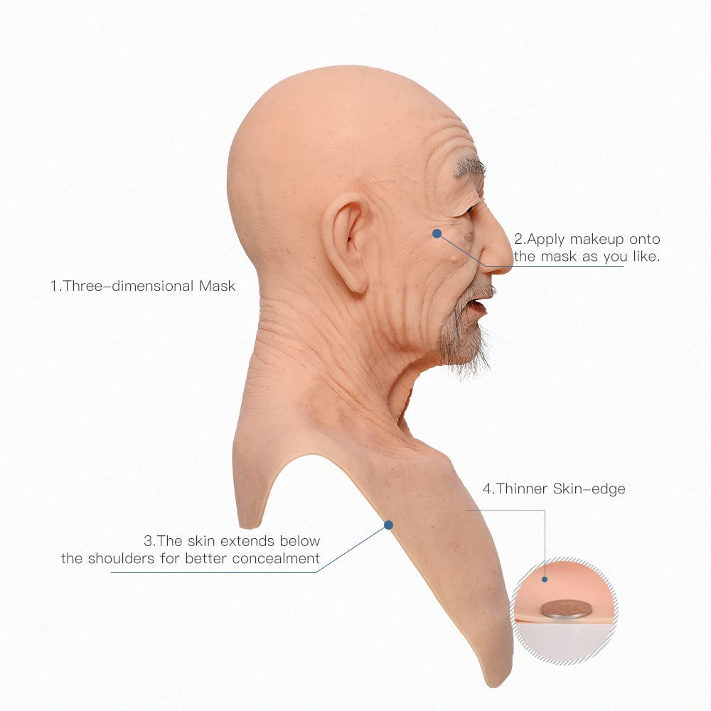 William Asian Old Man Mask