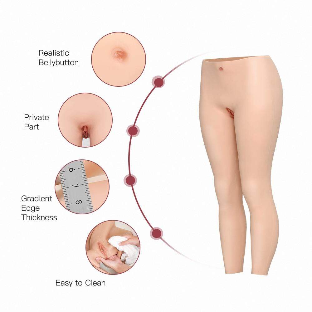 Silicone Ankle-Length Vaginal Pant
