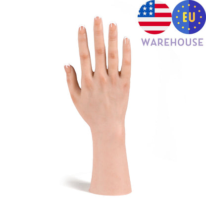 Female Life Size Hand with Acrylic nail