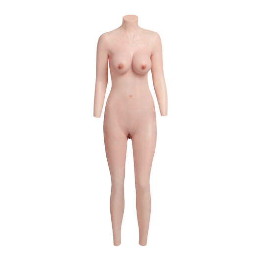 [Free Mask Bundle] C Cup Full Bodysuit with Sleeves